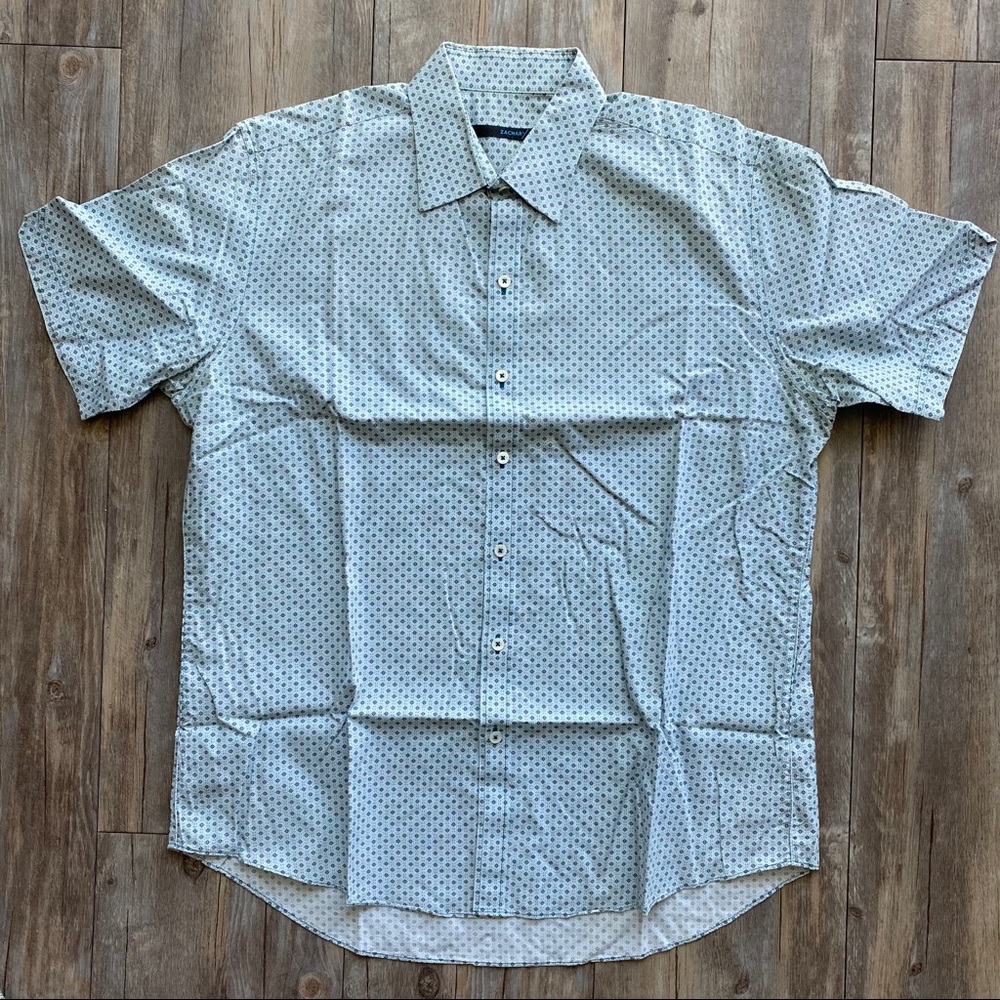 Zachary Prell Short Sleeve Button Down Shirt - XL